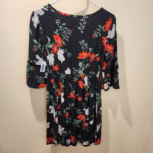 Old Navy Floral  Girla Dress size Junios XL (14) NWT - Picture 10 of 11
